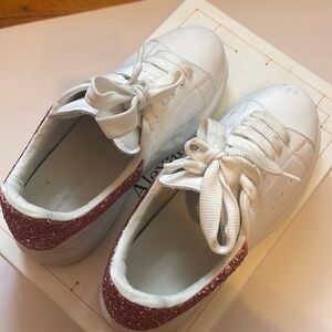 Alexander McQueen Girls Glitter Sneakers